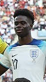 Bukayo Saka portrait